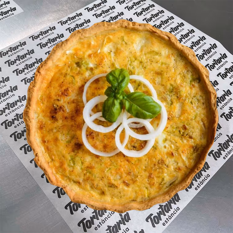 Quiche de Alho Poró