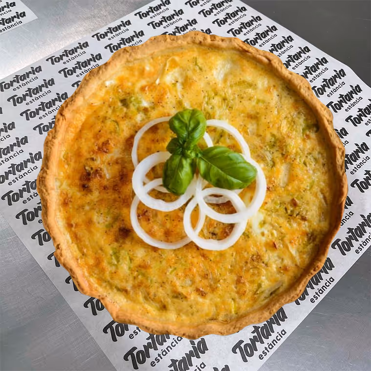 Quiche de Alho Poró