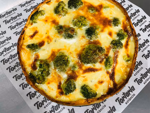 Quiche Especial de Creme de Ricota com Brócolis